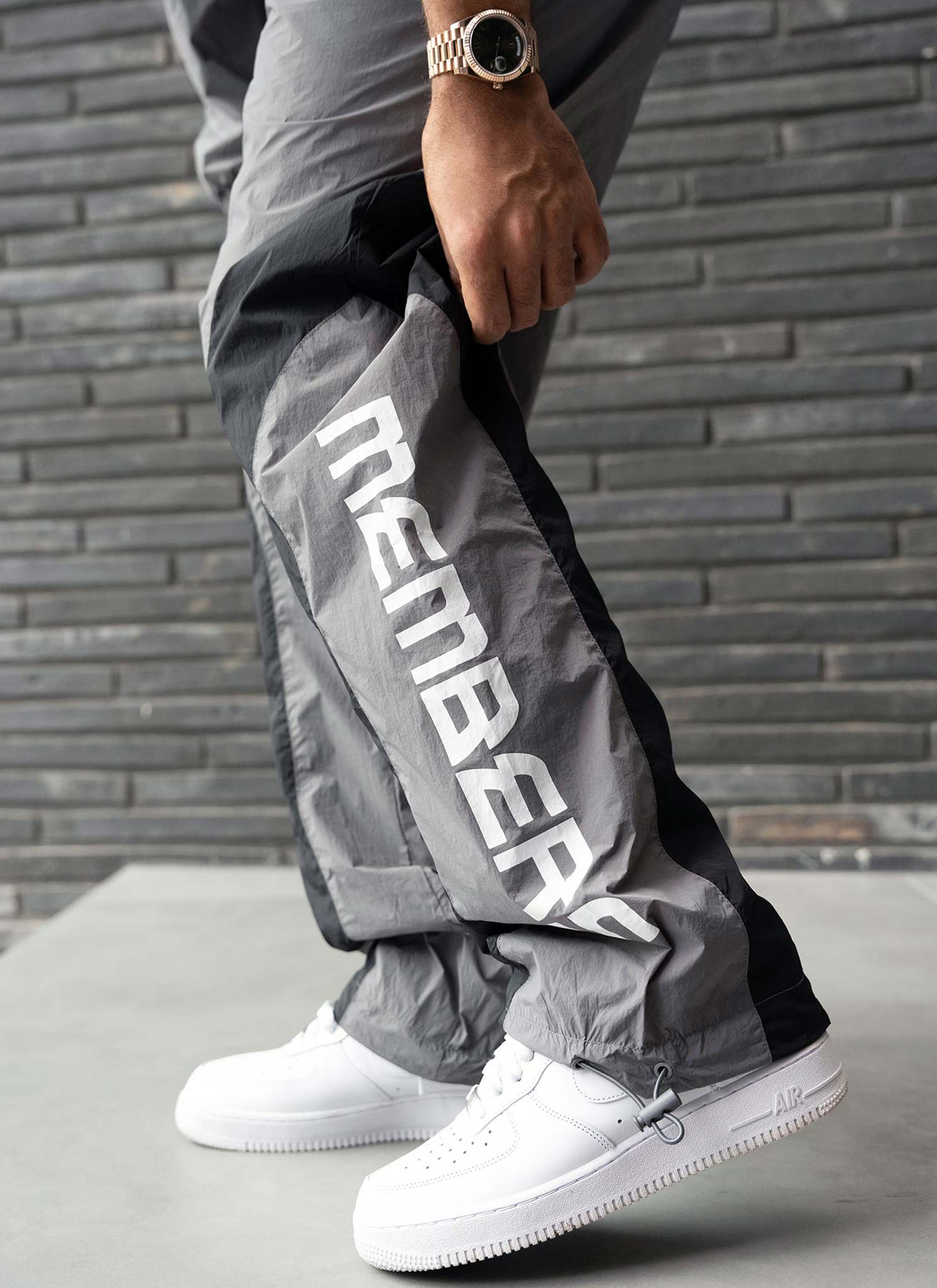 Members Track Pants - Grey