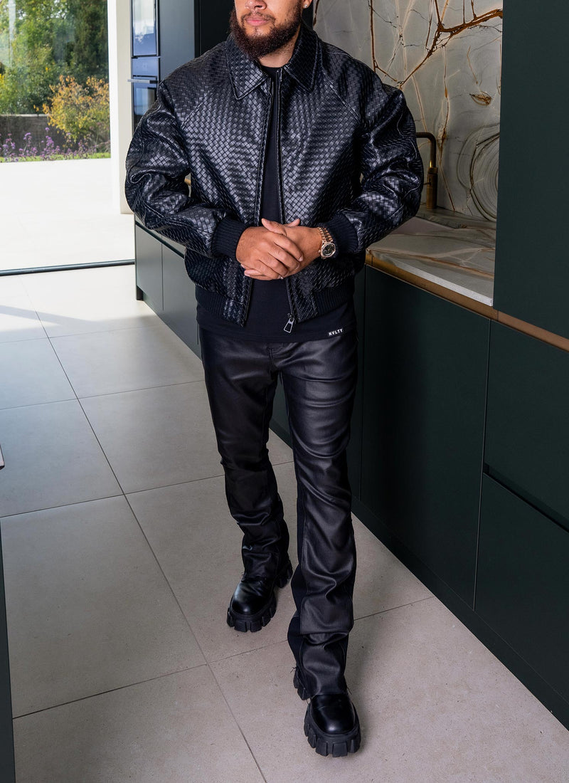 Interlock Aviator Jacket - Black