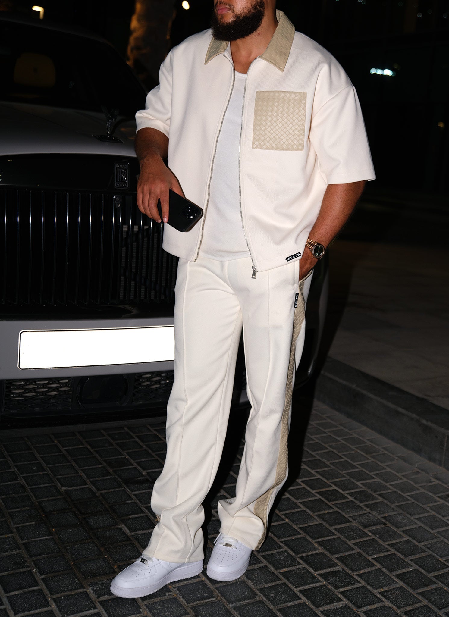 Twill Interlock Shirt - Ivory