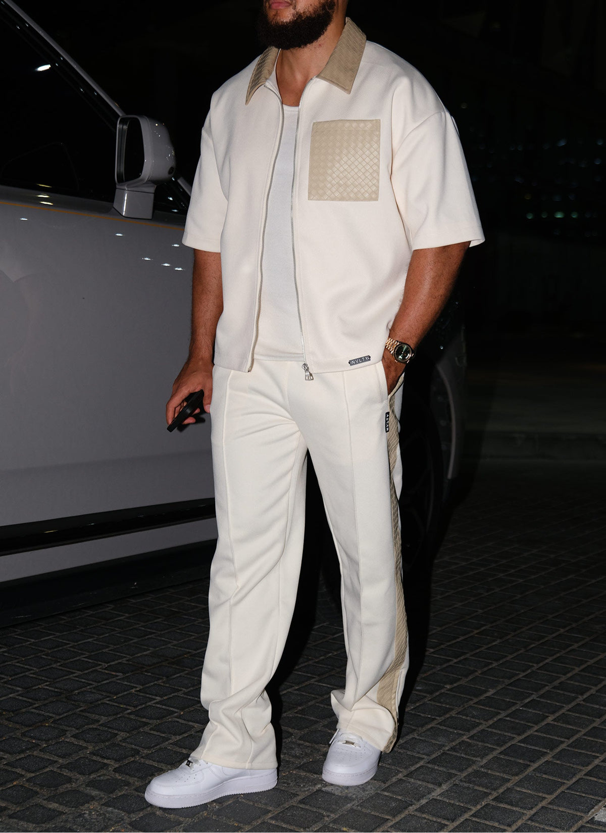 Twill Interlock Shirt - Ivory