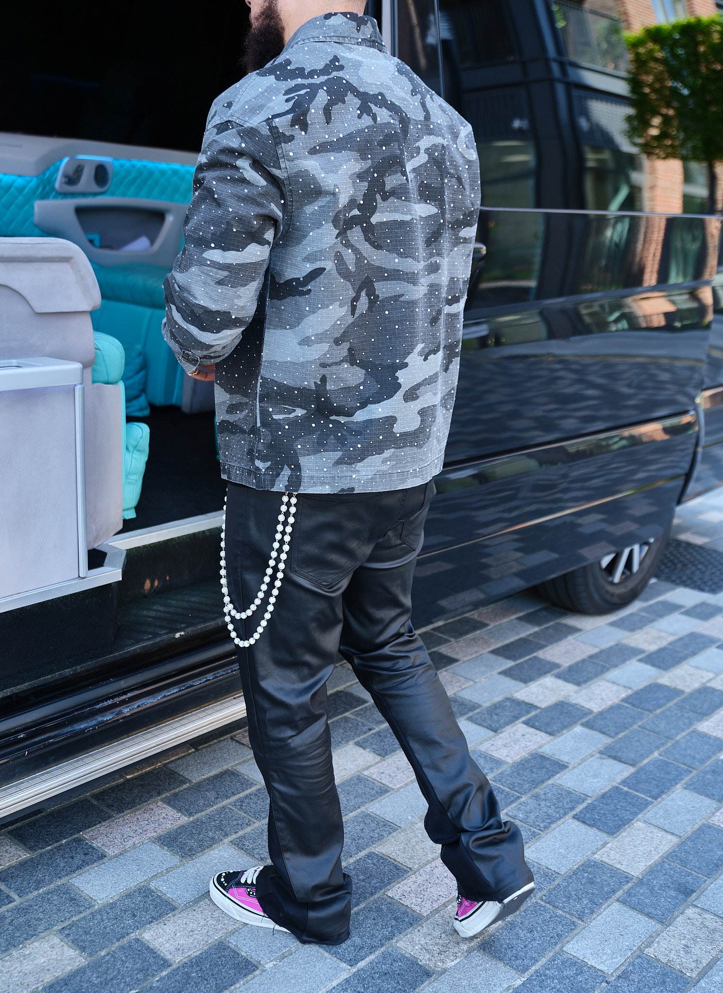 Vintage VVS Shirt - Black Camo