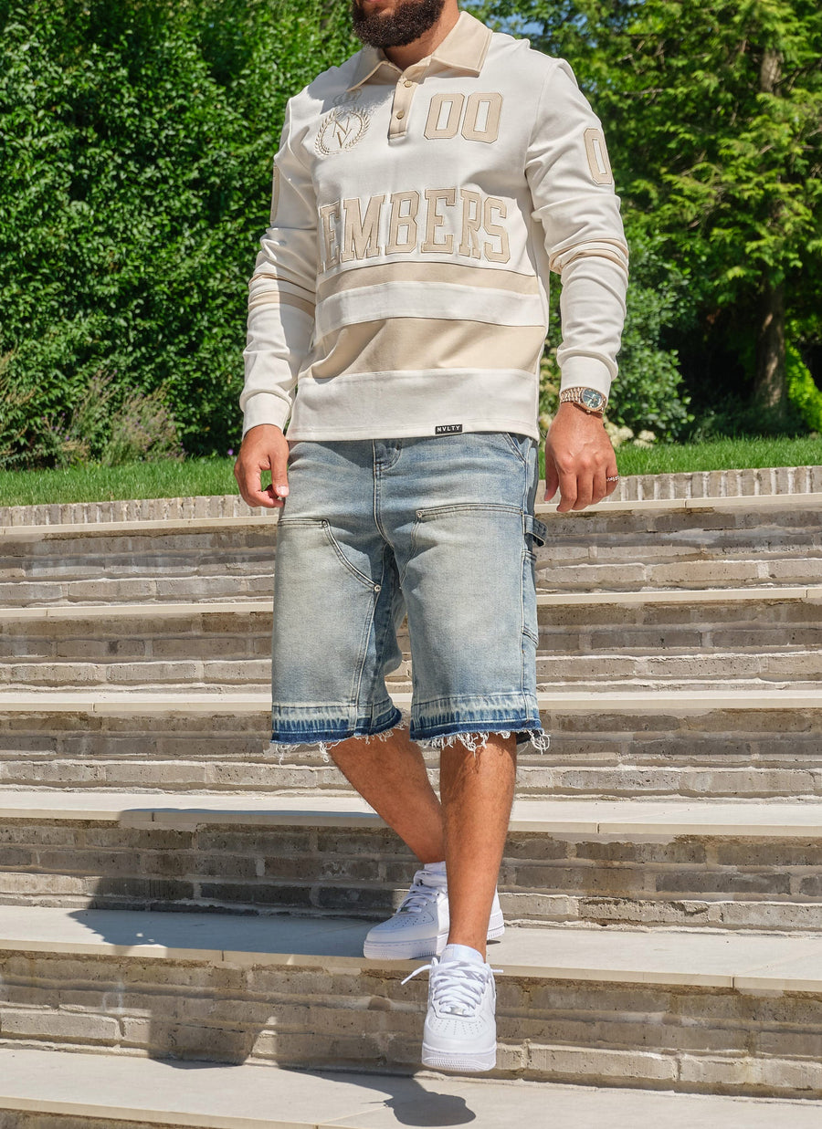 Members Royal Rugby Shirt - Ivory