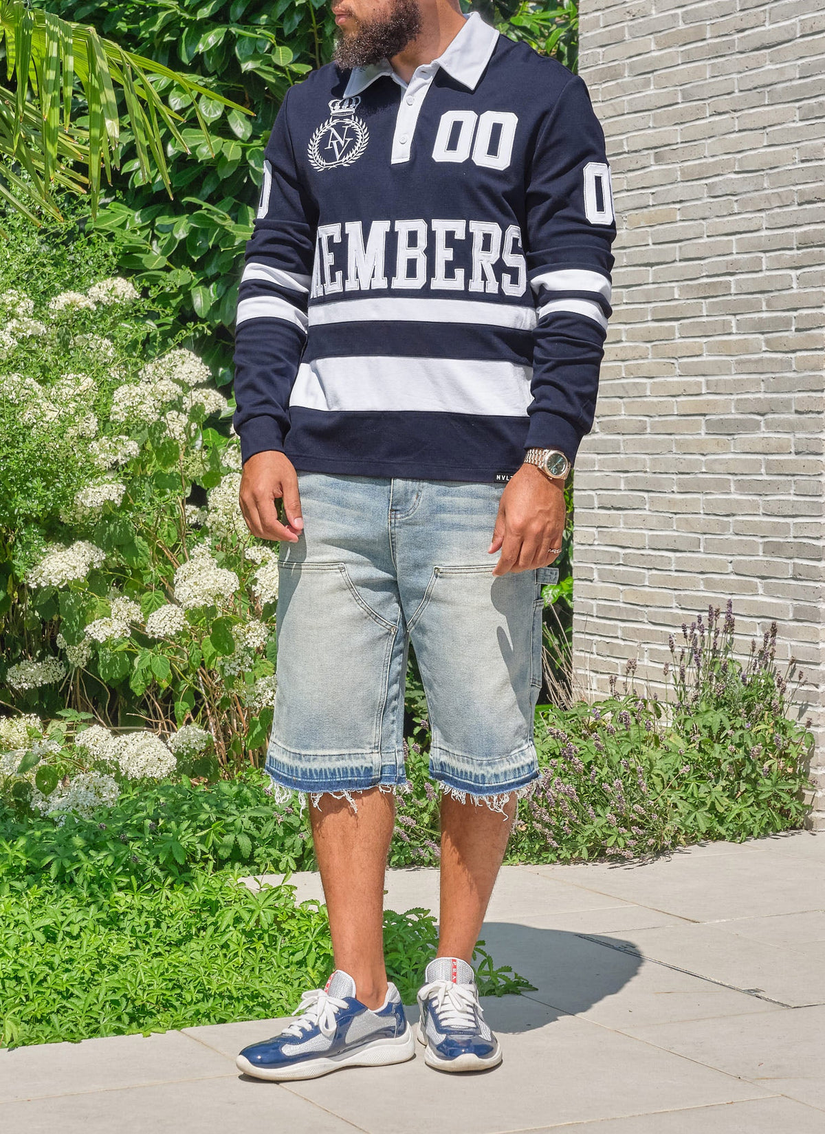 Members Royal Rugby Shirt - Navy