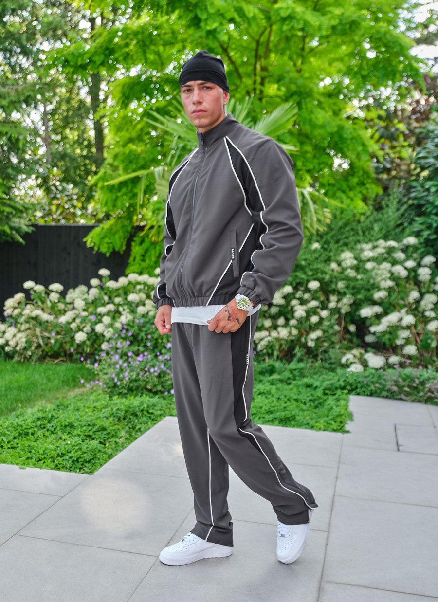 Athletic Track Pants - Grey