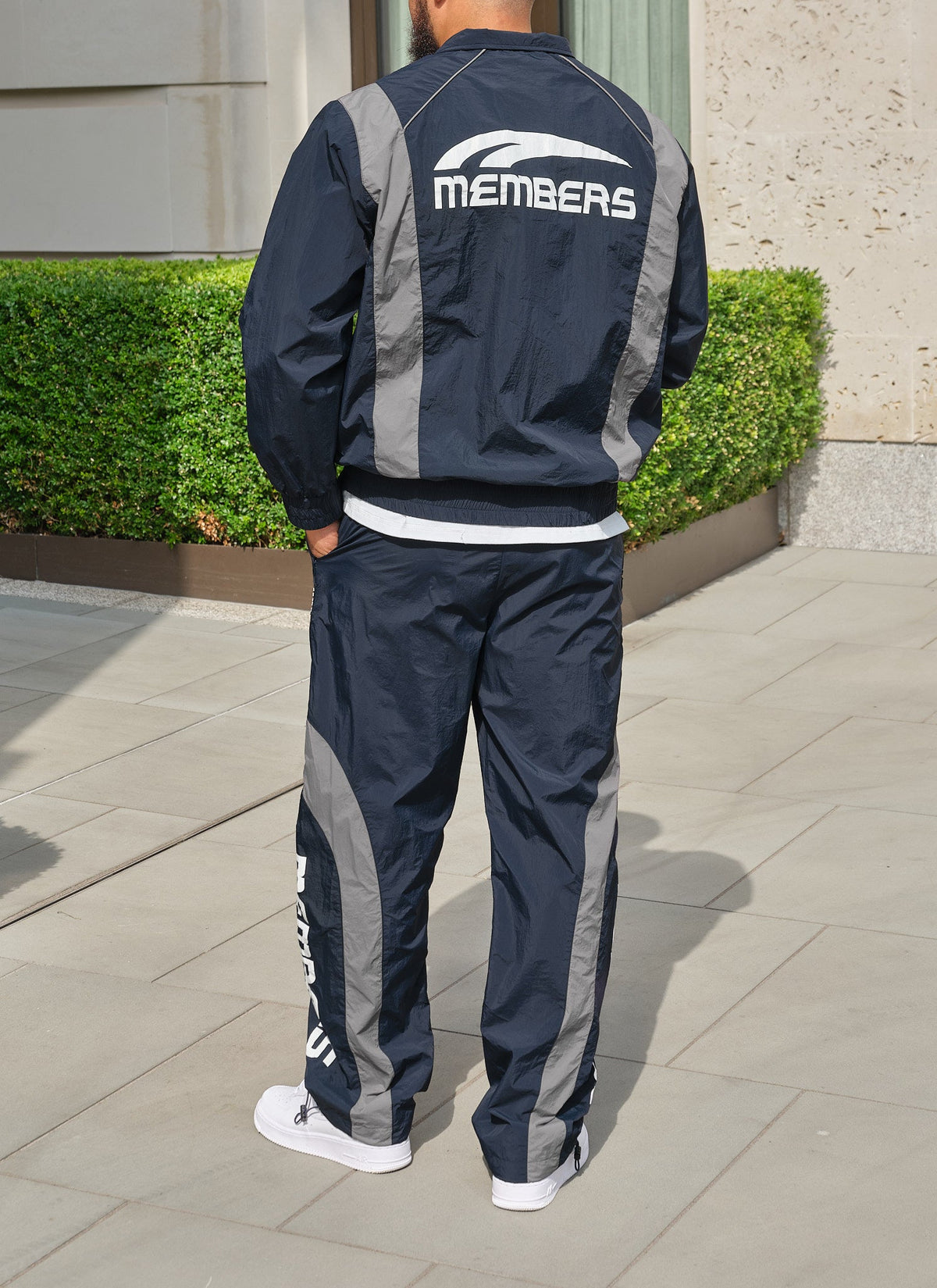 Members Track Jacket - Navy