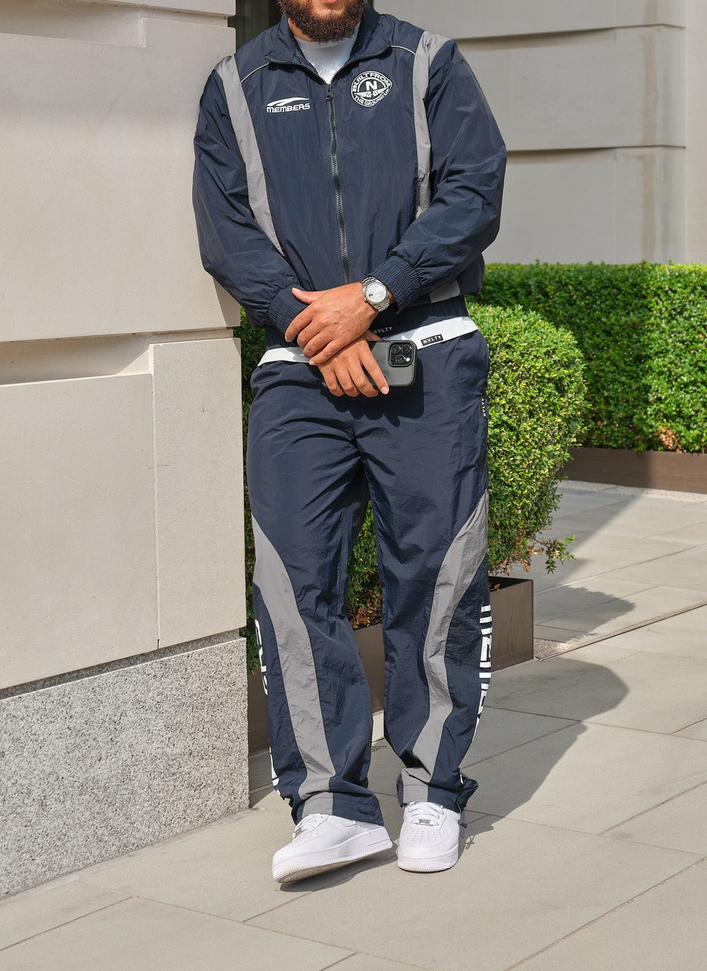Members Track Jacket - Navy