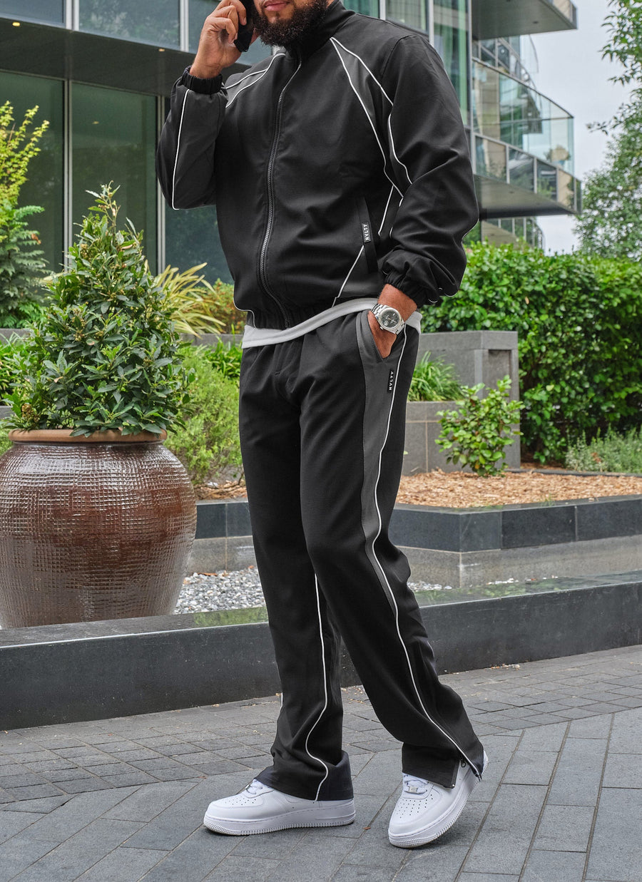 Athletic Track Pants - Black