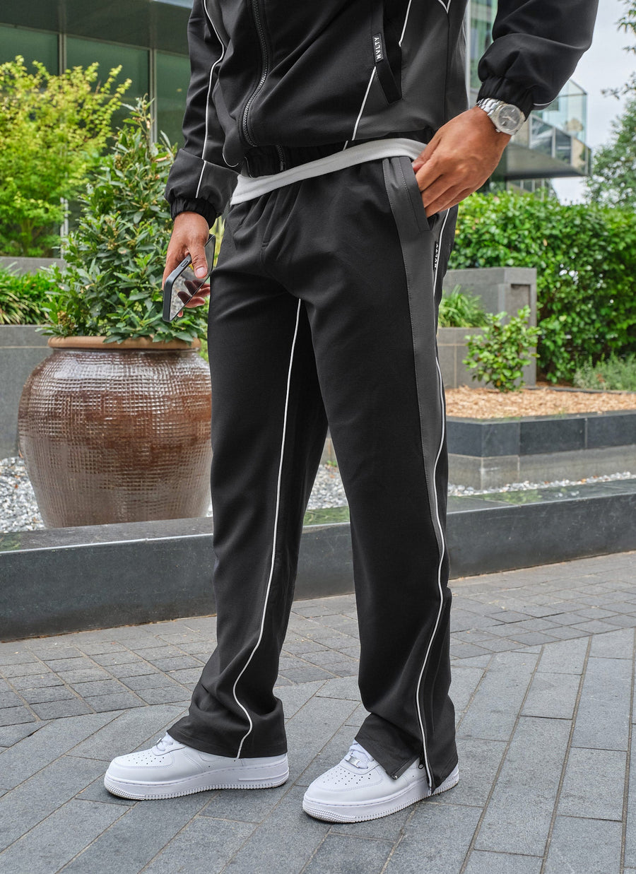 Athletic Track Pants - Black