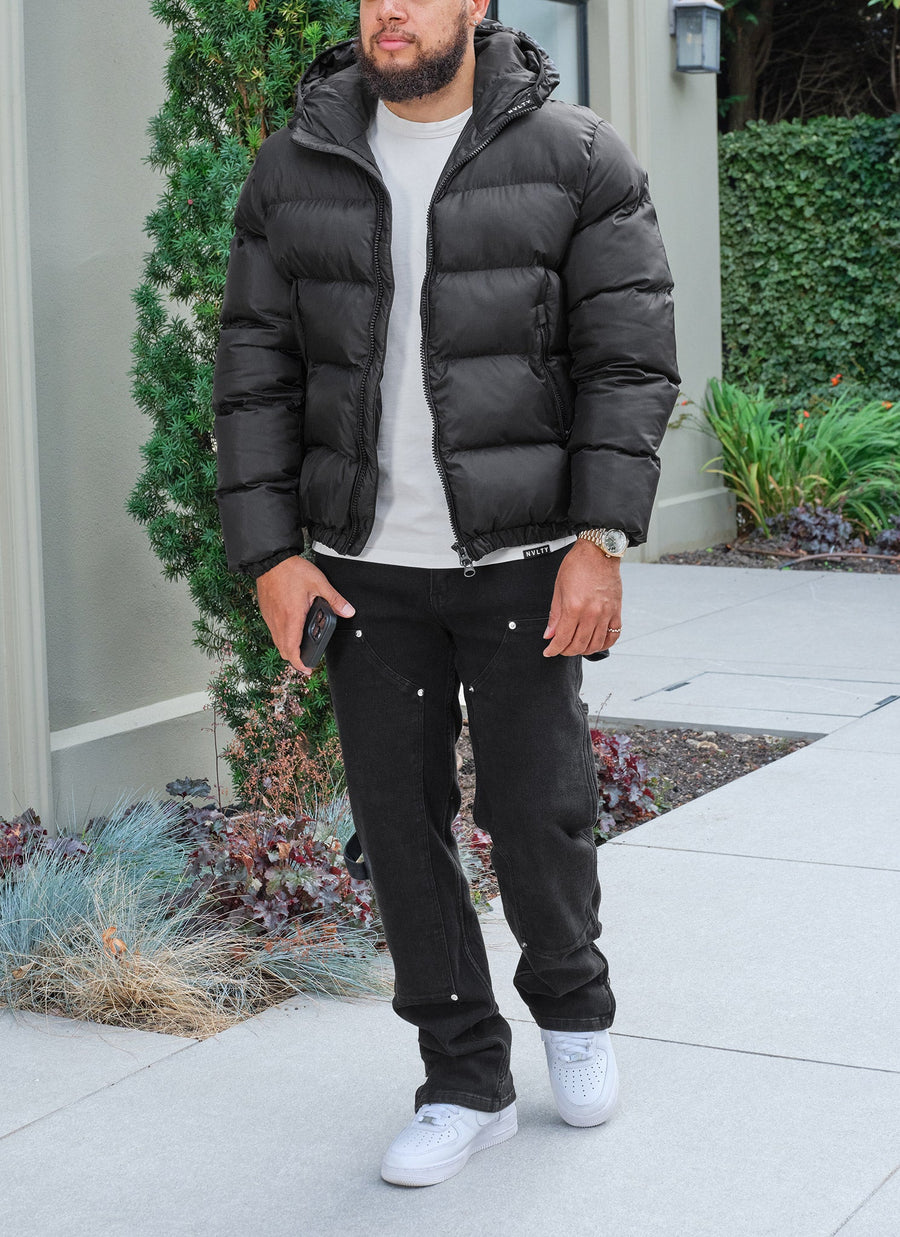 Luxe Puffer Jacket - Black