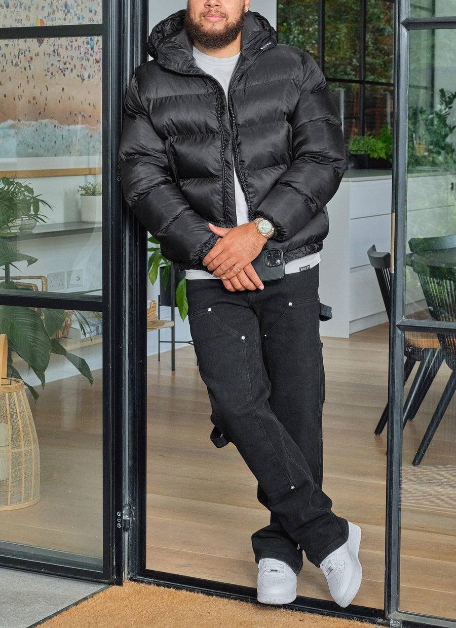 Luxe Puffer Jacket - Black