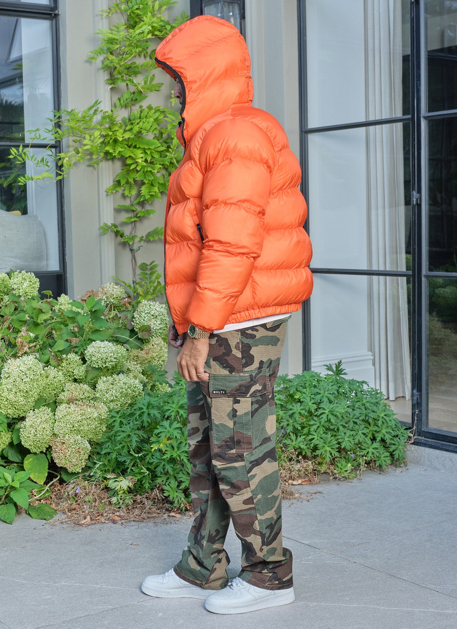 Luxe Puffer Jacket - Orange