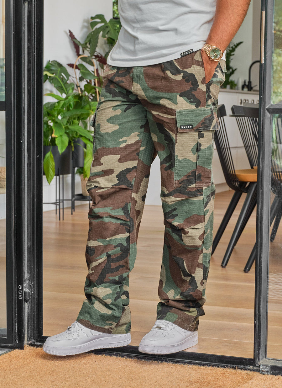 Vintage Luxe Cargos - Camo