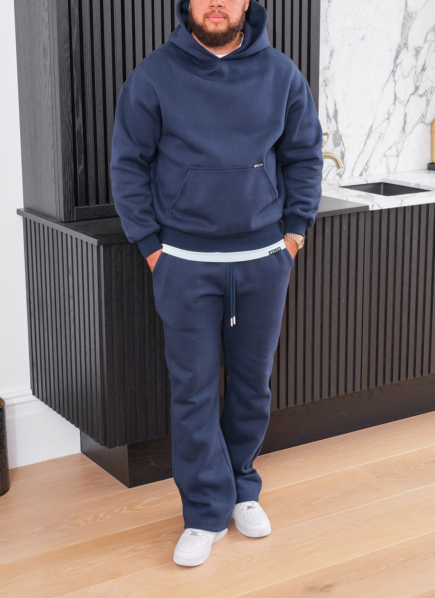 Heavyweight Luxe Hoodie - Navy