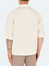 Linen Drop Shoulder Shirt - Stone