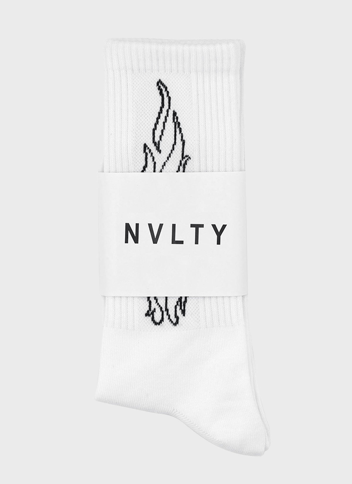 Flammensocken - Weiß