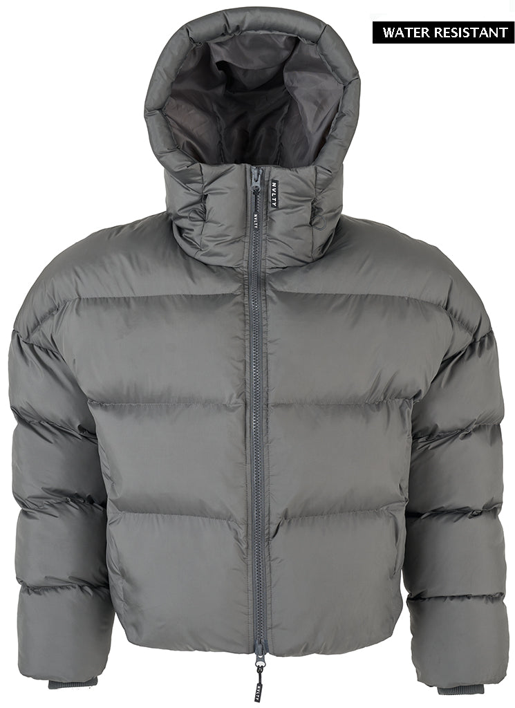 Vintage Pufferjacke - Grau