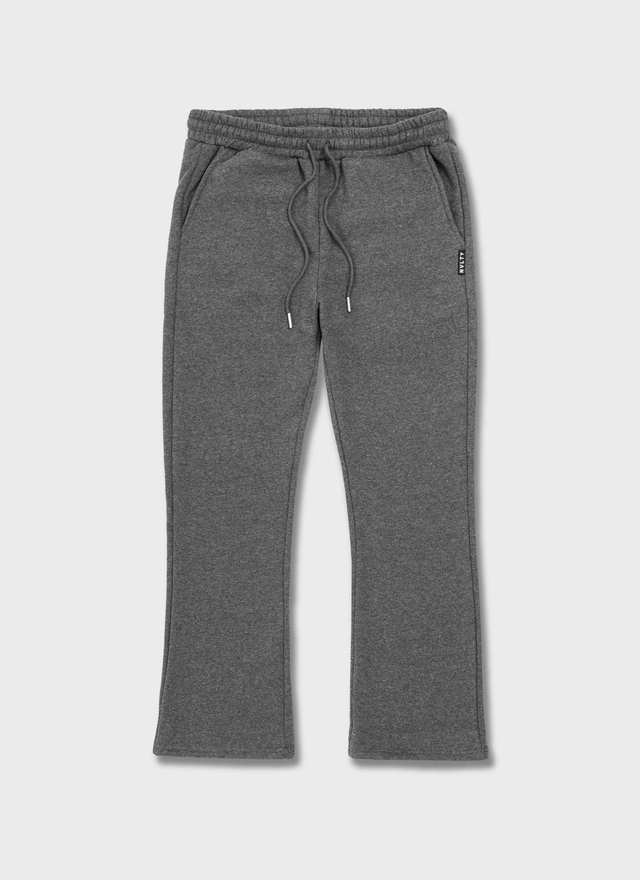 Heavyweight Luxe Flare Joggers - Dark Grey