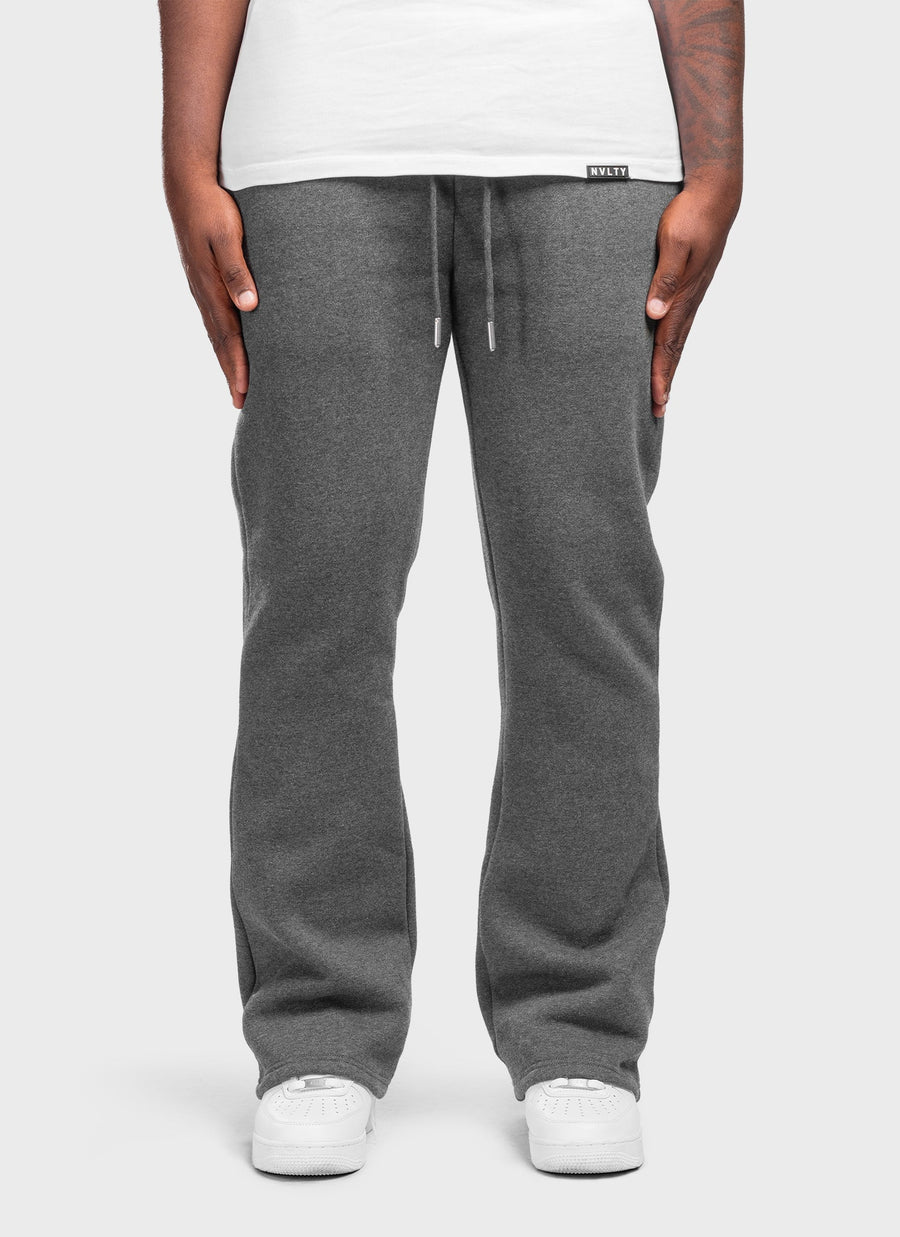 Heavyweight Luxe Flare Joggers - Dark Grey