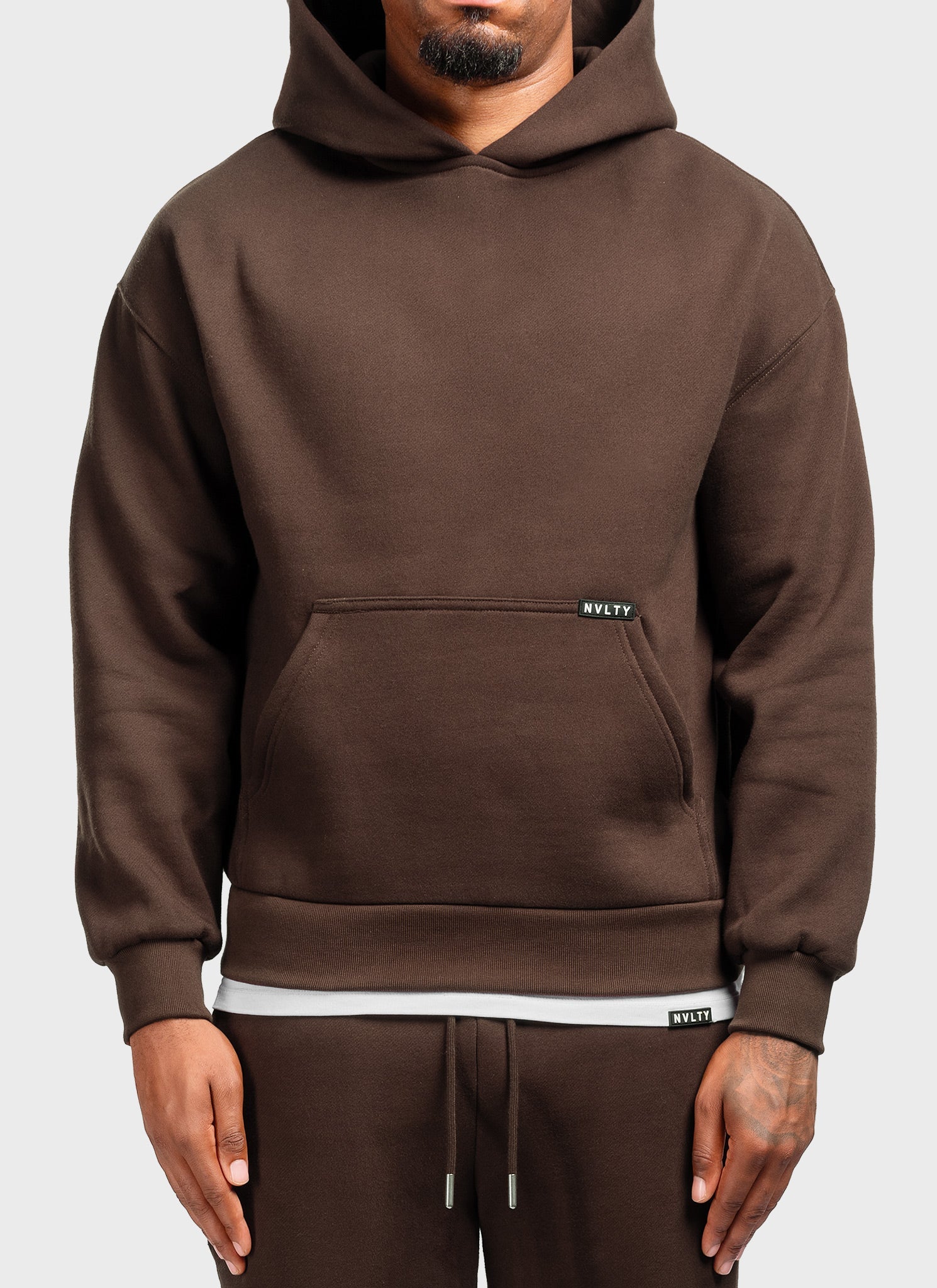 Heavyweight Luxe Hoodie - Brown
