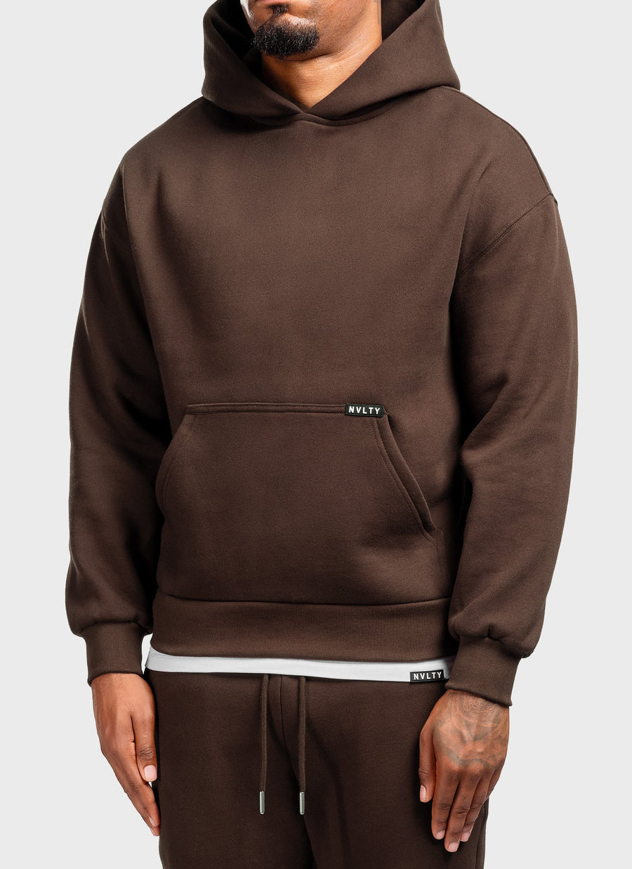 Heavyweight Luxe Hoodie - Brown
