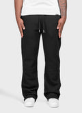 Heavyweight Luxe Flare Joggers - Black