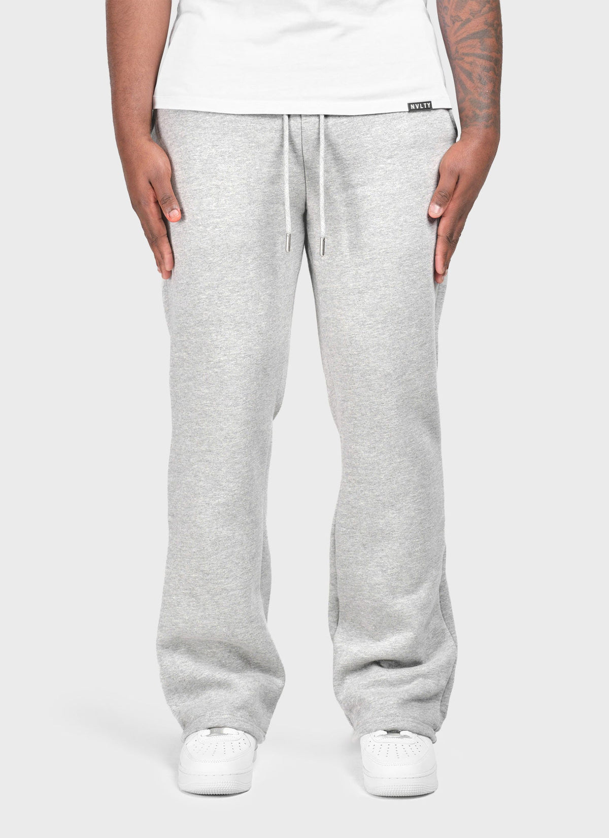 Heavyweight Luxe Flare Joggers - Grey