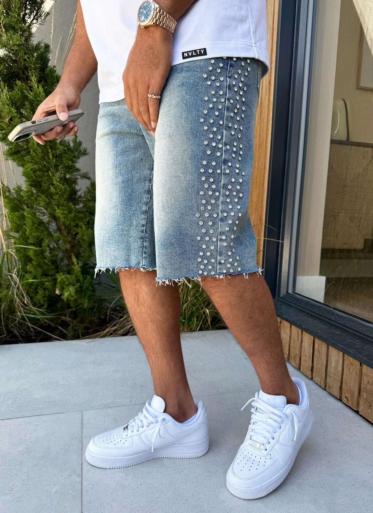 Vintage VVS Denim Shorts - Blau