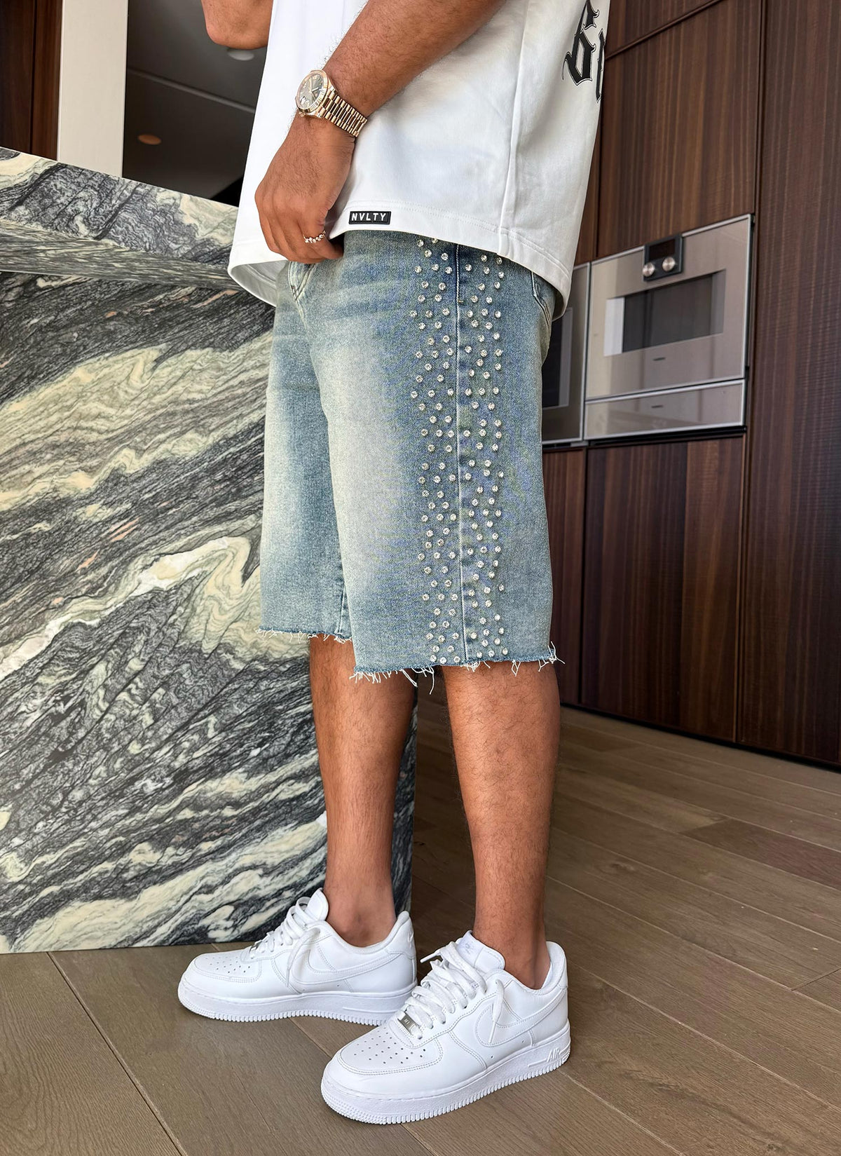 Vintage VVS Denim Shorts - Blau