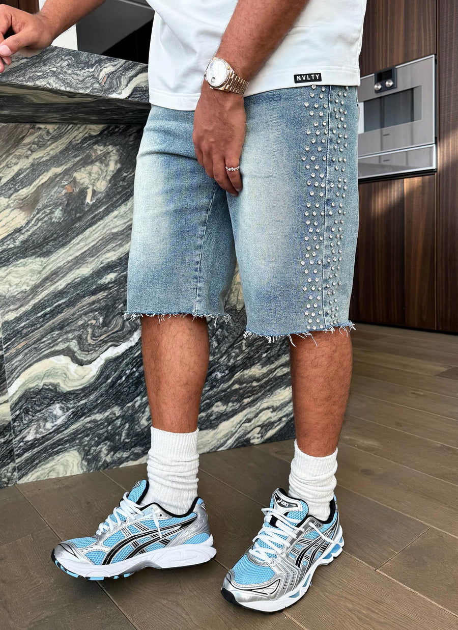 Vintage VVS Denim Shorts - Blau