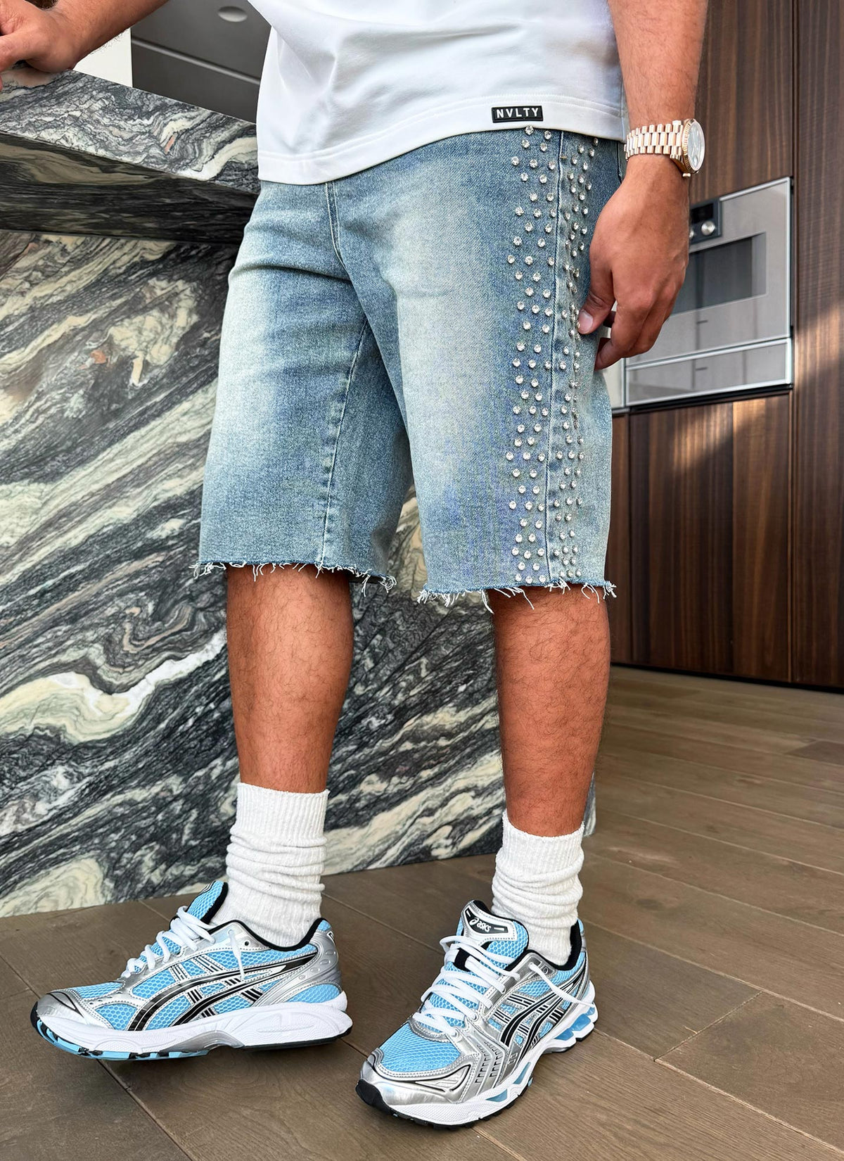 Vintage VVS Denim Shorts - Blau