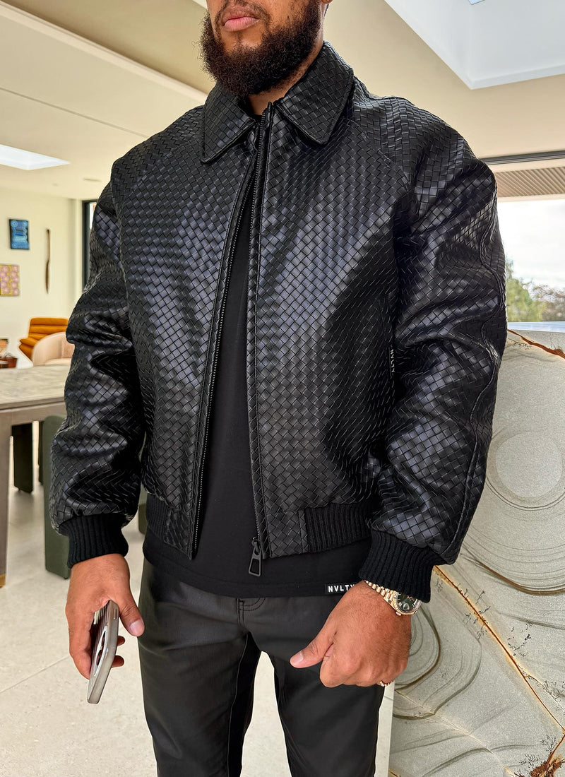 Interlock Aviator Jacket - Black