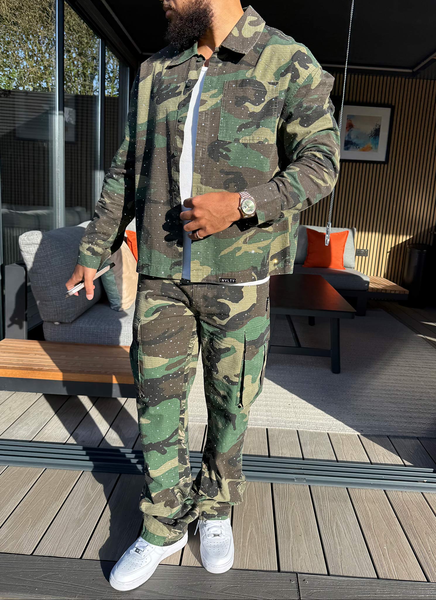 Vintage Flare VVS Cargos - Camo