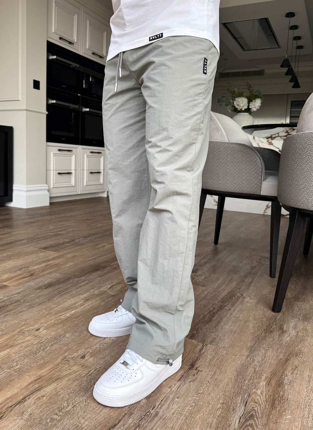 Heavyweight Shell Track Pants - Grey