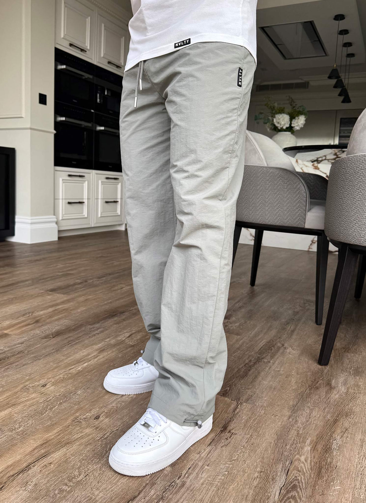Heavyweight Shell Track Pants - Grey