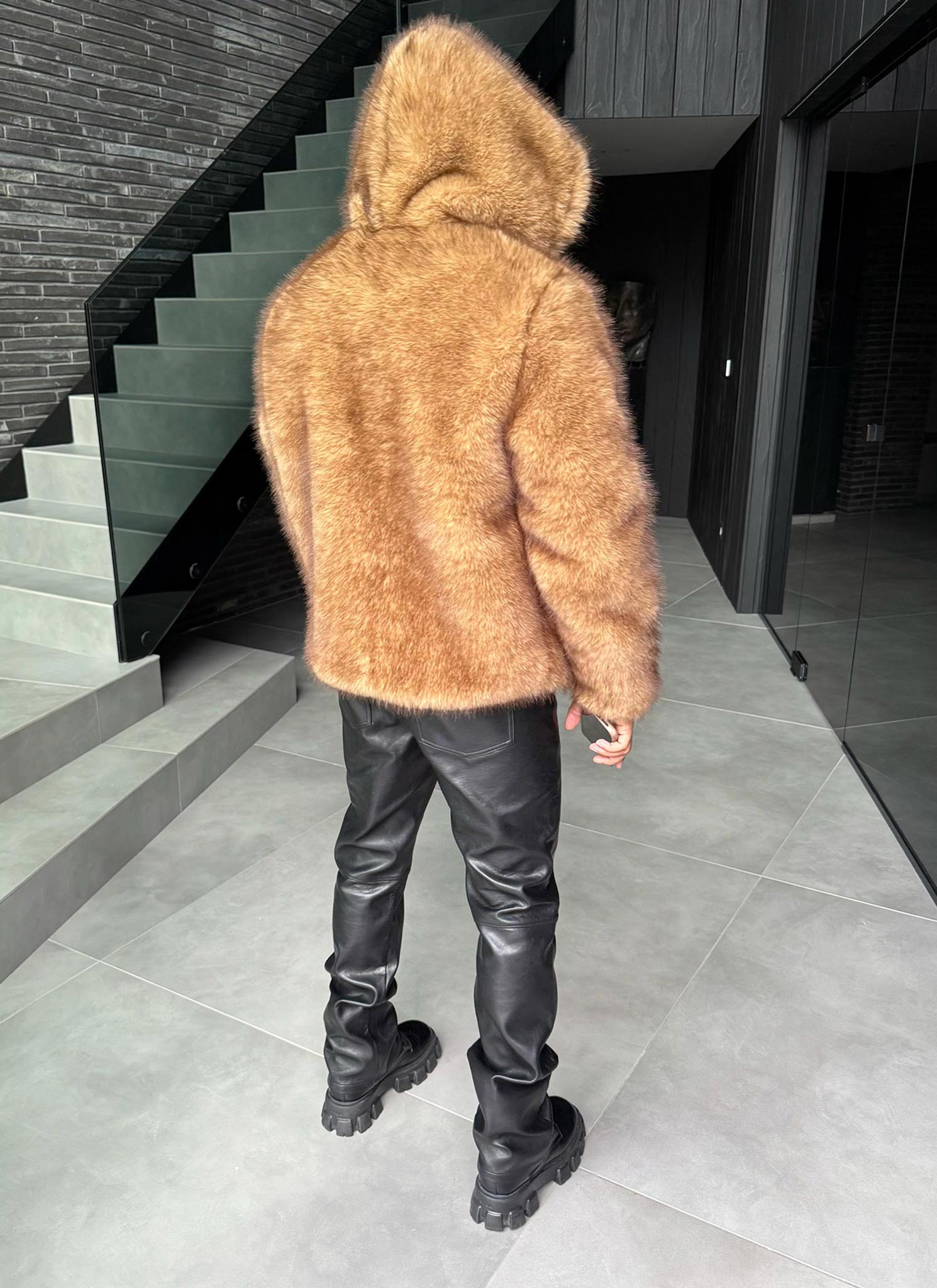 Fur Jacket - Brown