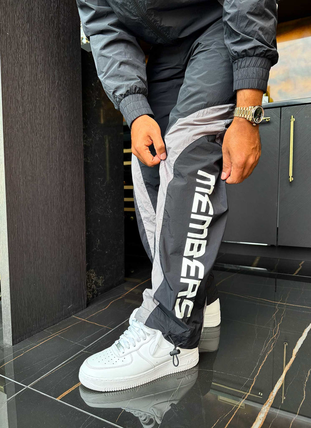 Members Track Pants - Black
