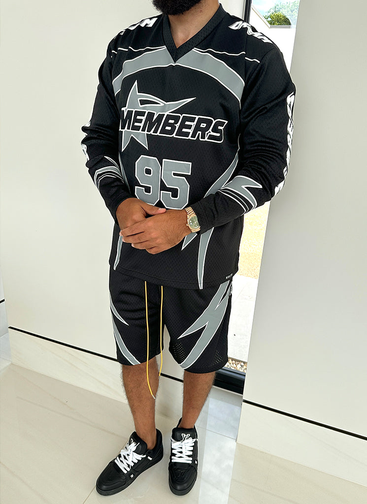 Motorsport Shorts - Schwarz