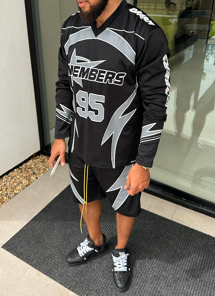 Motorsport Shorts - Schwarz