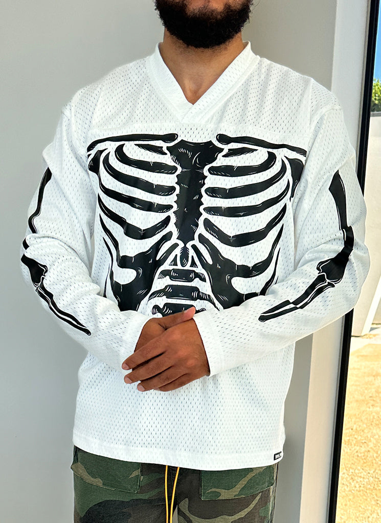 Vintage Skeleton Jersey - White