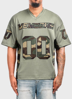 Members Camo Jersey - Khaki