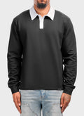 Luxe Rugby Shirt - Black