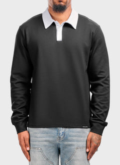 Luxe Rugby Shirt - Black