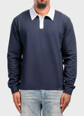 Luxe Rugby Shirt - Navy
