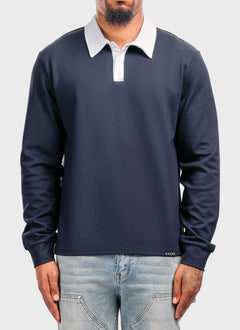 Luxe Rugby Shirt - Navy