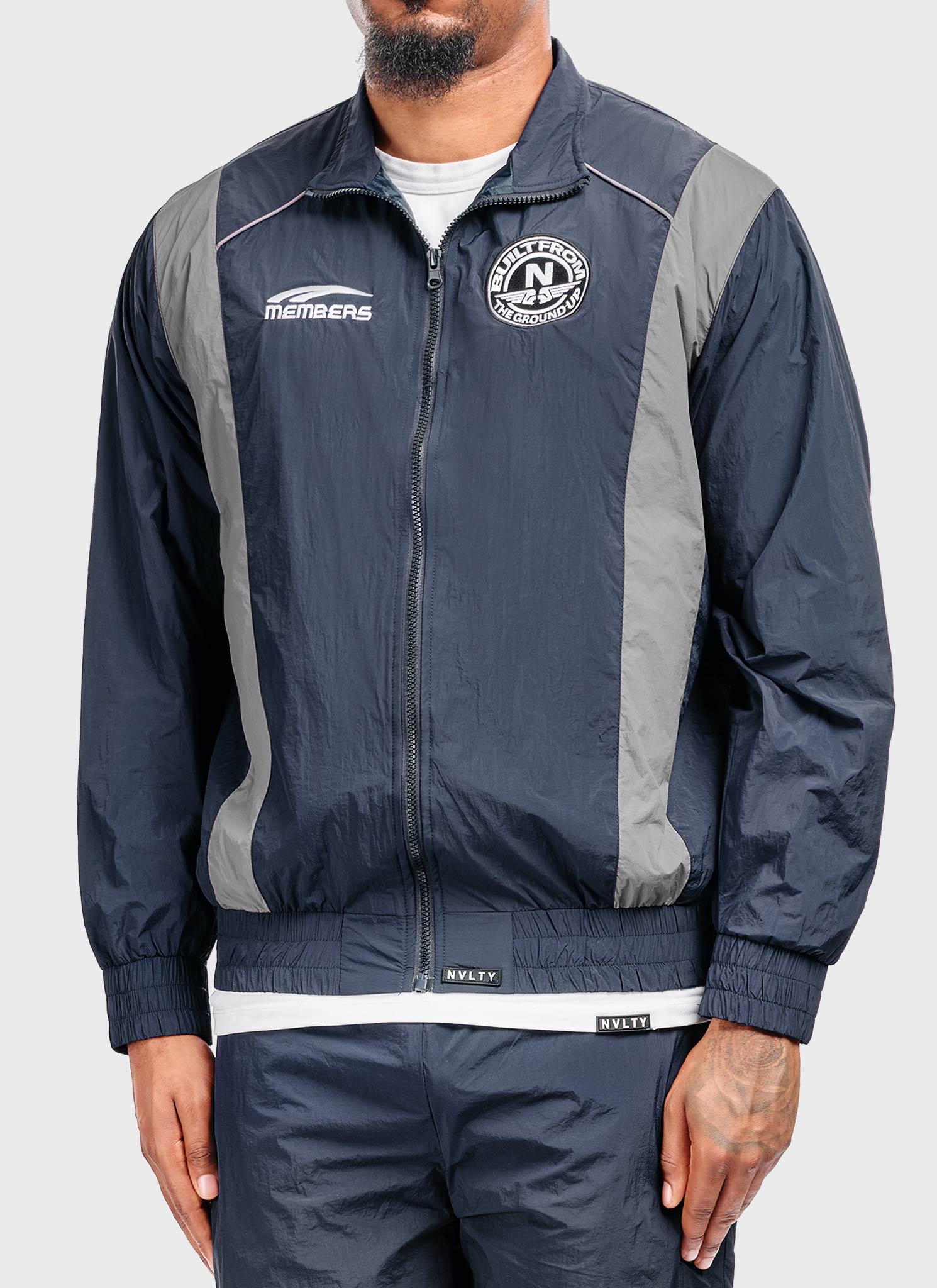 Members Track Jacket - Navy