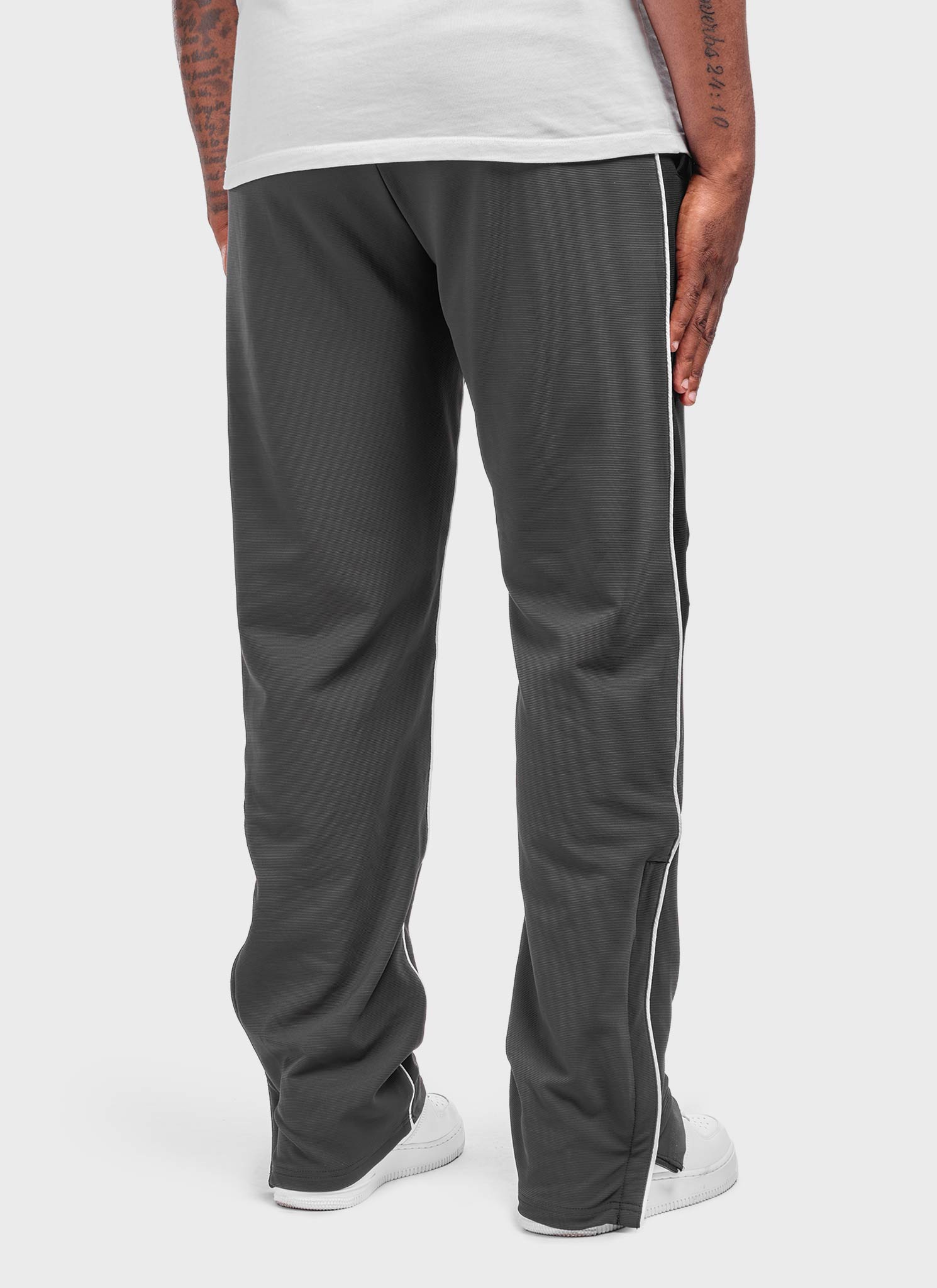 Athletic Track Pants - Grey
