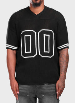 Knitted Members Jersey - Black