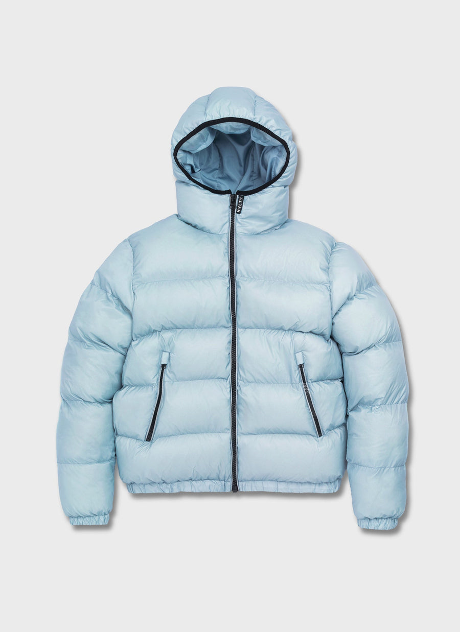 Luxe Puffer Jacket - Baby Blue