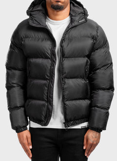 Luxe Puffer Jacket - Black