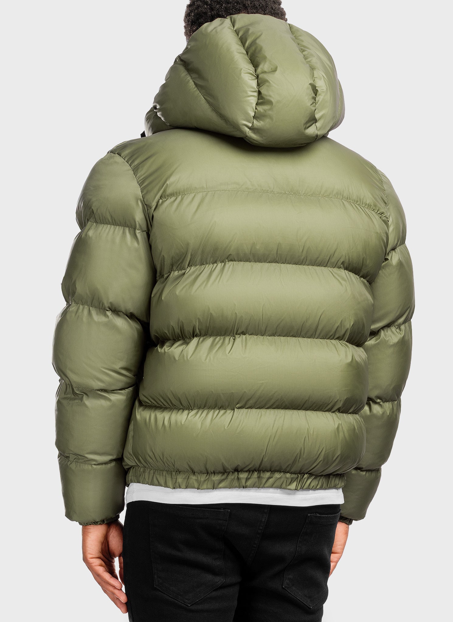 Luxe Puffer Jacket - Khaki